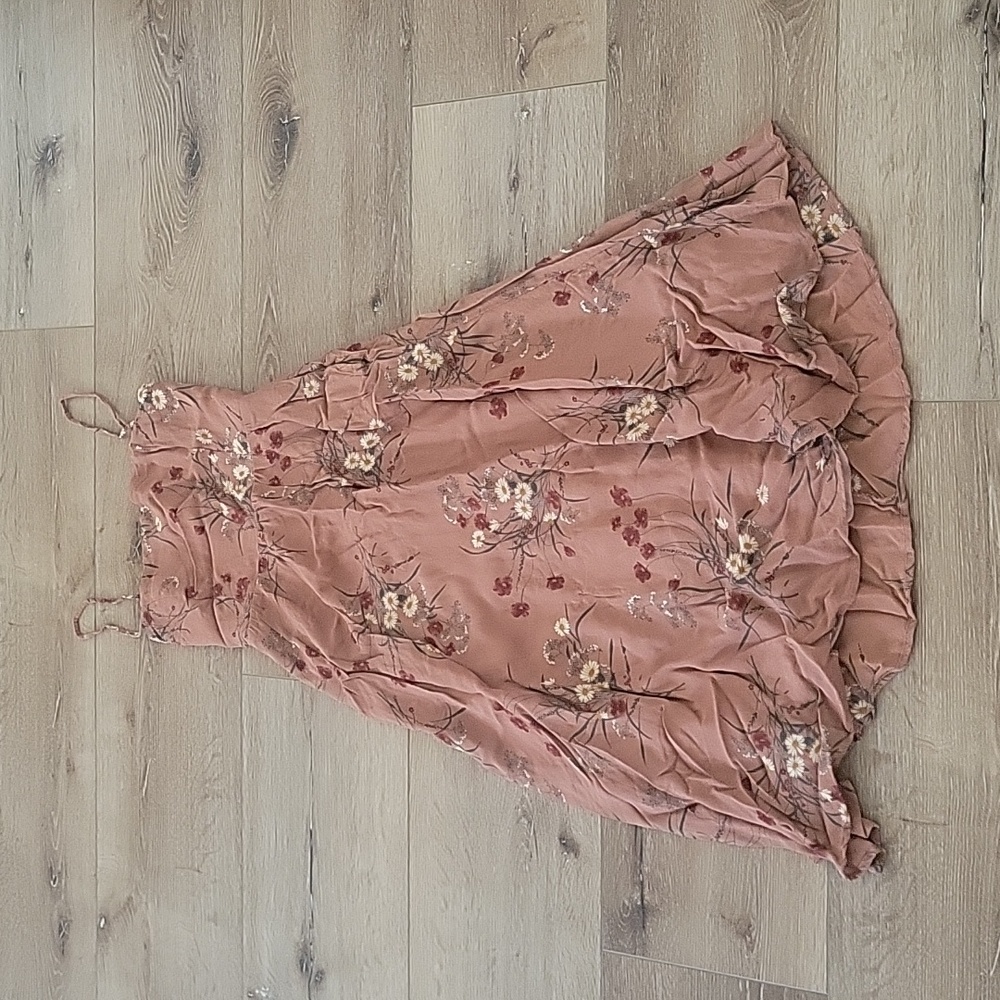 Crepe floral dress